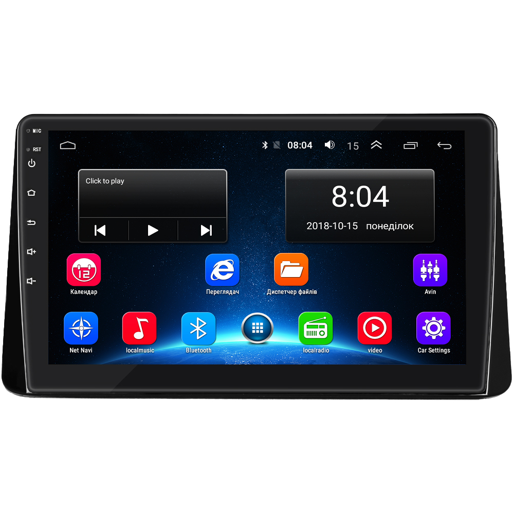 Штатная магнитола Lesko для Mitsubishi Eclipse Cross I 2017-2020 экран 10" 2/32Gb Wi-Fi GPS Base