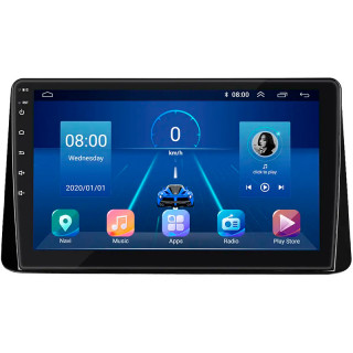 Штатная магнитола Lesko для Mitsubishi Eclipse Cross I 2017-2020 экран 10" 6/128Gb 4G Wi-Fi GPS Top