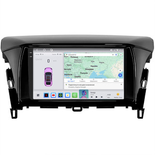Штатная магнитола Lesko для Mitsubishi Eclipse Cross I Рестайлинг 2020-н.в. экран 9" 4/64 QLED CarPlay 4G Wi-Fi GPS 360 Prime