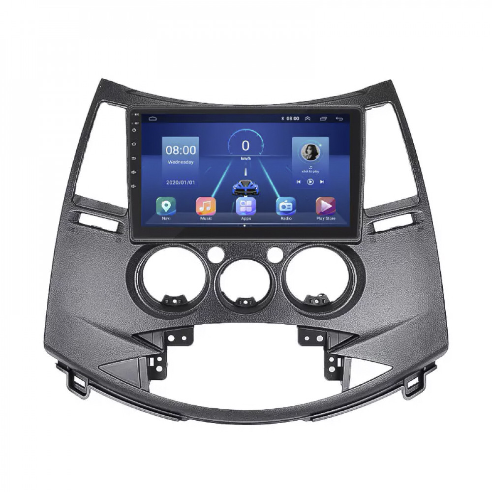 Штатная магнитола Lesko для Mitsubishi Grandis  2003-2011 экран 9" 4/64Gb CarPlay 4G Wi-Fi GPS Prime