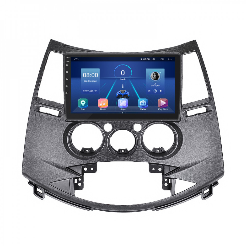 Штатная магнитола Lesko для Mitsubishi Grandis  2003-2011 экран 9" 4/64Gb 4G Wi-Fi GPS Top