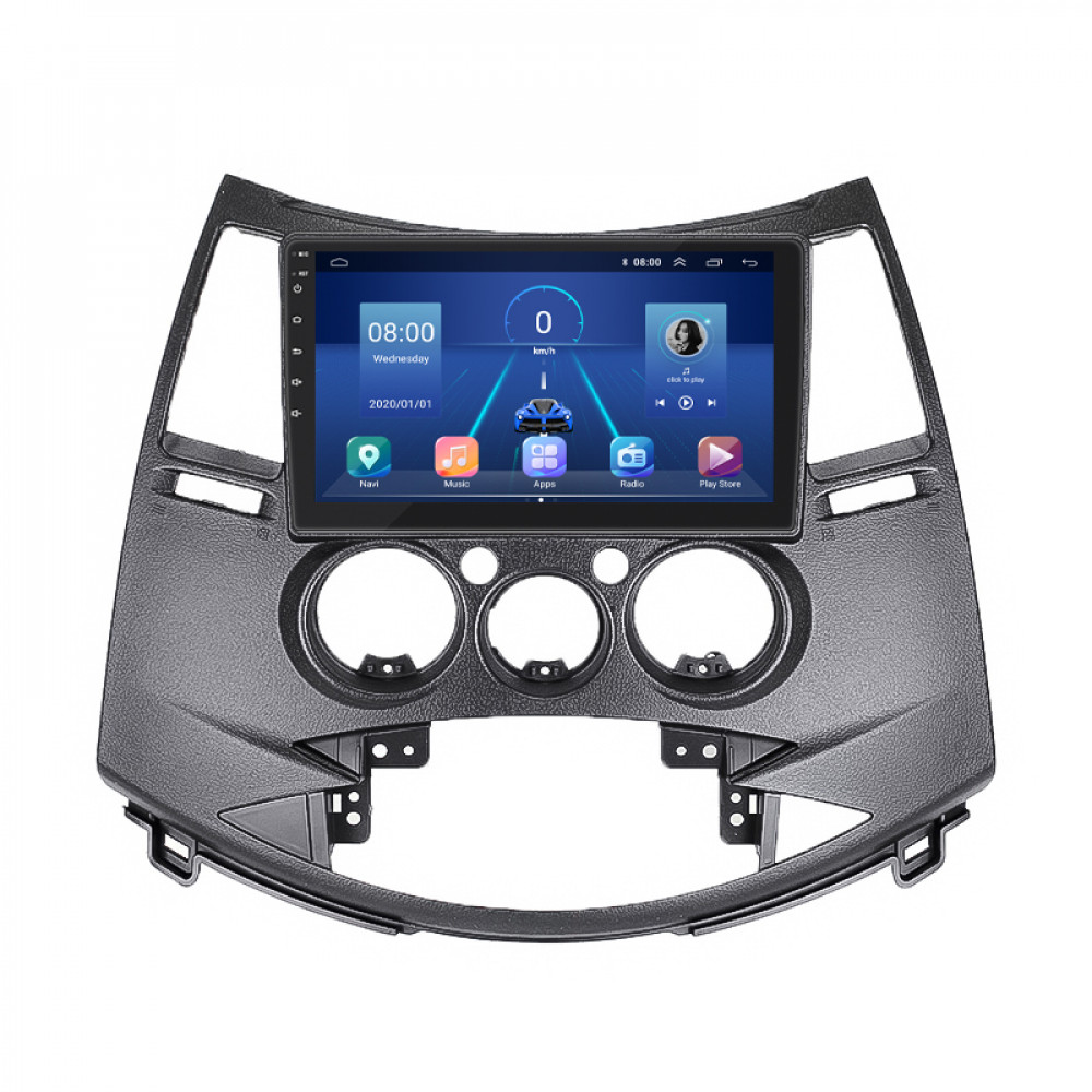 Штатная магнитола Lesko для Mitsubishi Grandis  2003-2011 экран 9" 6/128Gb 4G Wi-Fi GPS Top