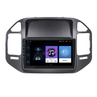 Штатная магнитола Lesko для Mitsubishi Pajero III 1999-2002 экран 9" 2/32Gb Wi-Fi GPS Base