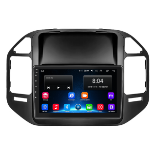 Штатная магнитола Lesko для Mitsubishi Pajero III Рестайлинг 2002-2006 экран 9" 2/32Gb Wi-Fi GPS Base