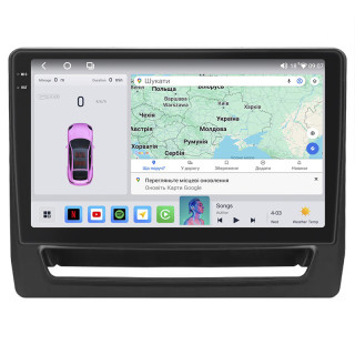 Штатная магнитола Lesko для Mitsubishi RVR III Рестайлинг 3 2019-н.в. экран 10" 4/64 QLED CarPlay 4G Wi-Fi GPS 360 Prime