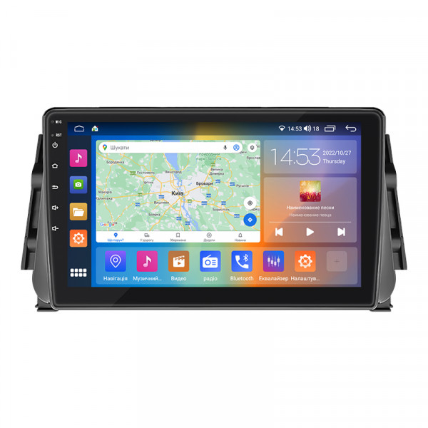 Штатная магнитола Lesko для Nissan Kicks I 2016-2020 экран 9" 2/32Gb CarPlay 4G Wi-Fi GPS Prime