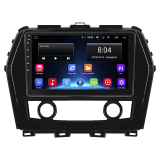 Штатная магнитола Lesko для Nissan Maxima VIII (A36) 2015-2018 экран 10" 2/32Gb Wi-Fi GPS Base