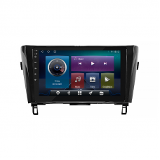 Штатная магнитола Lesko для Nissan Qashqai II 2013-2019 экран 10" 4/64Gb 4G Wi-Fi GPS Top