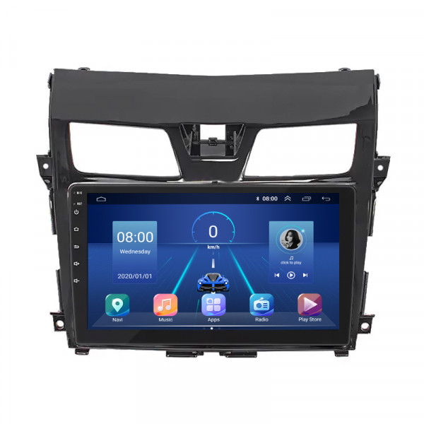 Штатная магнитола Lesko для Nissan Teana III 2014-2020 экран 10" 4/64Gb 4G Wi-Fi GPS Top