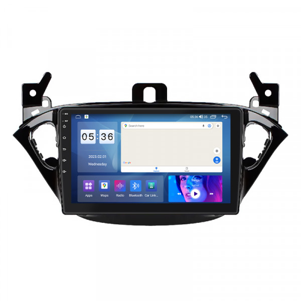 Штатная магнитола Lesko для Opel Adam I 2013-2019 экран 9" 2/32Gb CarPlay 4G Wi-Fi GPS Prime