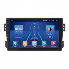 Штатная магнитола Lesko для Opel Agila B 2008-2014 экран 9" 4/64Gb 4G Wi-Fi GPS Top