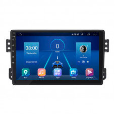 Штатная магнитола Lesko для Opel Agila B 2008-2014 экран 9" 6/128Gb 4G Wi-Fi GPS Top