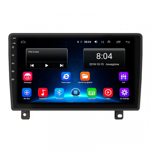 Штатная магнитола Lesko для Opel Astra H Рестайлинг 2006-2014 экран 9" 2/32Gb Wi-Fi GPS Base