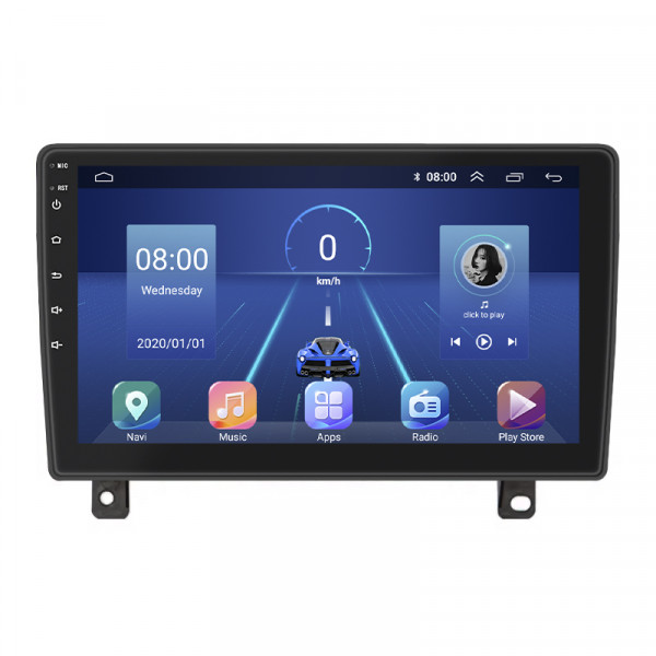 Штатная магнитола Lesko для Opel Astra H Рестайлинг 2006-2014 экран 9" 4/64Gb 4G Wi-Fi GPS Top