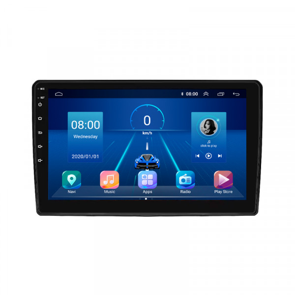 Штатная магнитола Lesko для Opel Corsa D 2006-2010 экран 9" 2/32Gb 4G Wi-Fi GPS Top