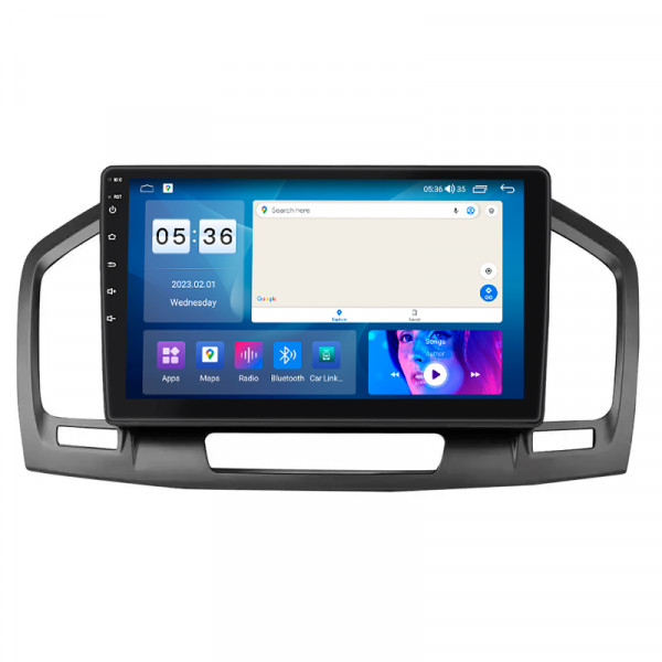 Штатная магнитола Lesko для Opel Insignia I 2008-2013 экран 9" 4/64Gb CarPlay 4G Wi-Fi GPS Prime