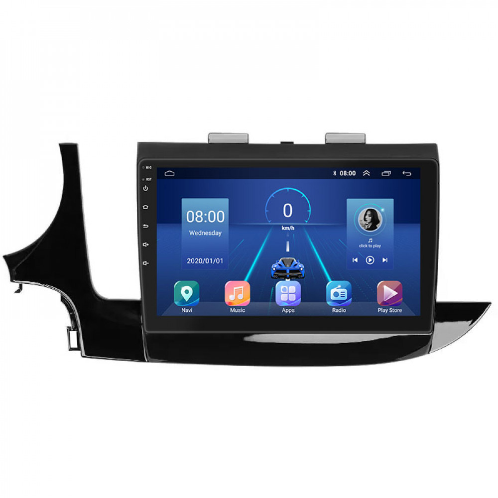 Штатная магнитола Lesko для Opel Mokka I Рестайлинг 2016-2019 экран 9" 4/64Gb 4G Wi-Fi GPS Top