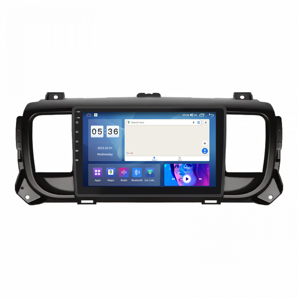 Штатная магнитола Lesko для Opel Vivaro C 2019-н.в. экран 9" 4/64Gb CarPlay 4G Wi-Fi GPS Prime