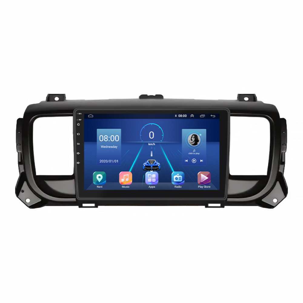 Штатная магнитола Lesko для Opel Vivaro C 2019-н.в. экран 9" 2/32Gb 4G Wi-Fi GPS Top