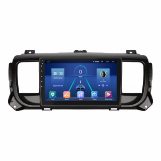 Штатная магнитола Lesko для Opel Vivaro C 2019-н.в. экран 9" 2/32Gb 4G Wi-Fi GPS Top