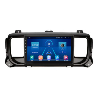 Штатная магнитола Lesko для Opel Zafira Life I 2019-н.в. экран 9" 4/64Gb 4G Wi-Fi GPS Top