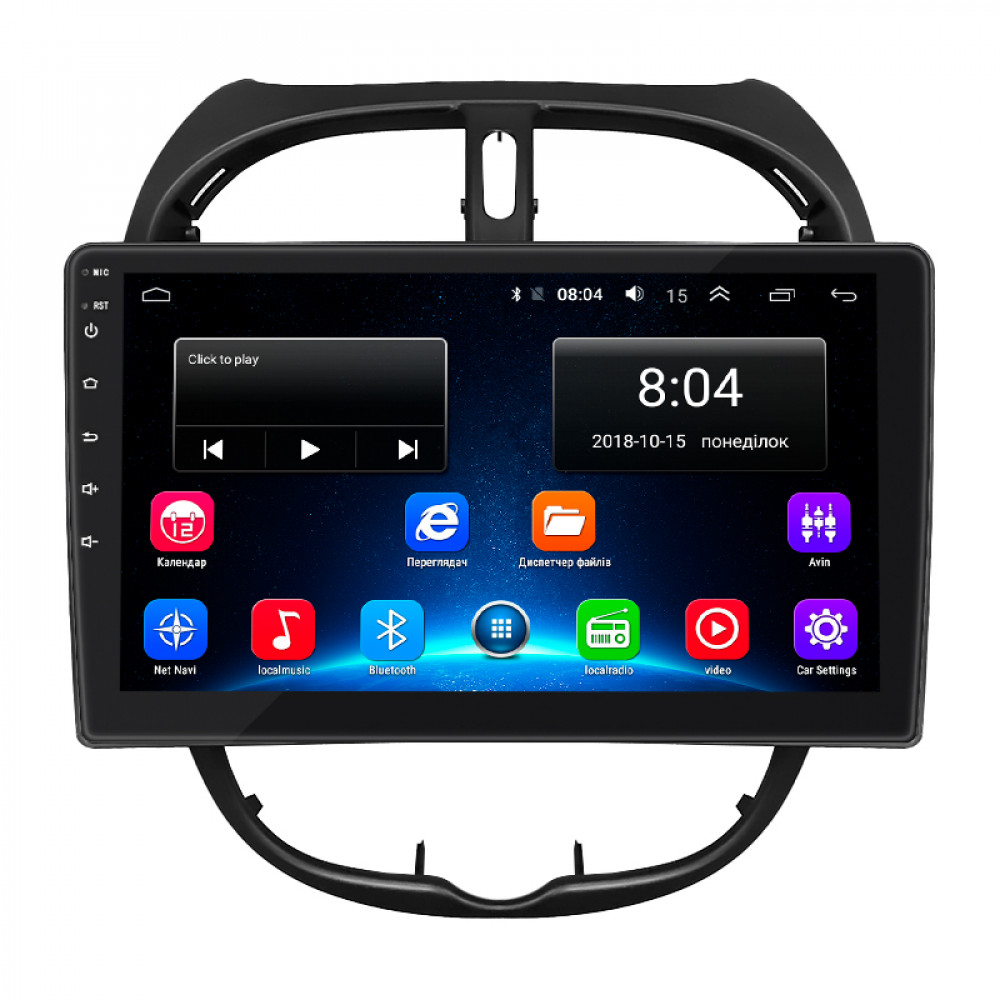 Штатная магнитола Lesko для Peugeot 206  1998-2012 экран 9" 2/32Gb Wi-Fi GPS Base