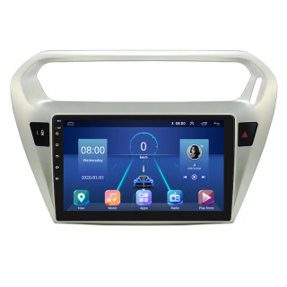 Штатная магнитола Lesko для Peugeot 301 I 2012-2016 экран 9" 2/32Gb 4G Wi-Fi GPS Top