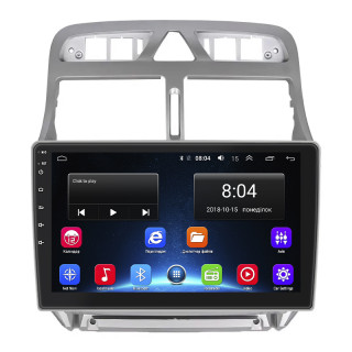 Штатная магнитола Lesko для Peugeot 307 I 2001-2005 экран 9" 2/32Gb Wi-Fi GPS Base