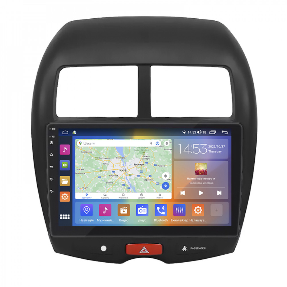 Штатная магнитола Lesko для Peugeot 4008  2012-2017 экран 10" 4/64Gb CarPlay 4G Wi-Fi GPS Prime