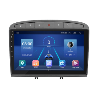 Штатная магнитола Lesko для Peugeot RCZ I Рестайлинг 2012-2015 экран 9" 2/32Gb Wi-Fi GPS Base