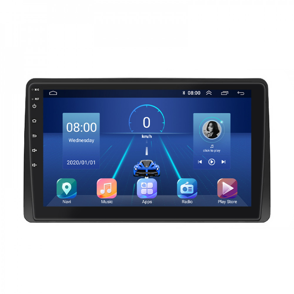 Штатная магнитола Lesko для Renault Arkana I 2019-н.в. экран 10" 2/32Gb 4G Wi-Fi GPS Top