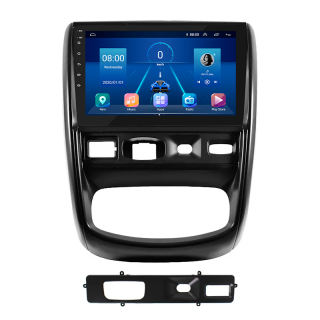 Штатная магнитола Lesko для Renault Duster I 2010-2015 экран 9" 2/32Gb 4G Wi-Fi GPS Top