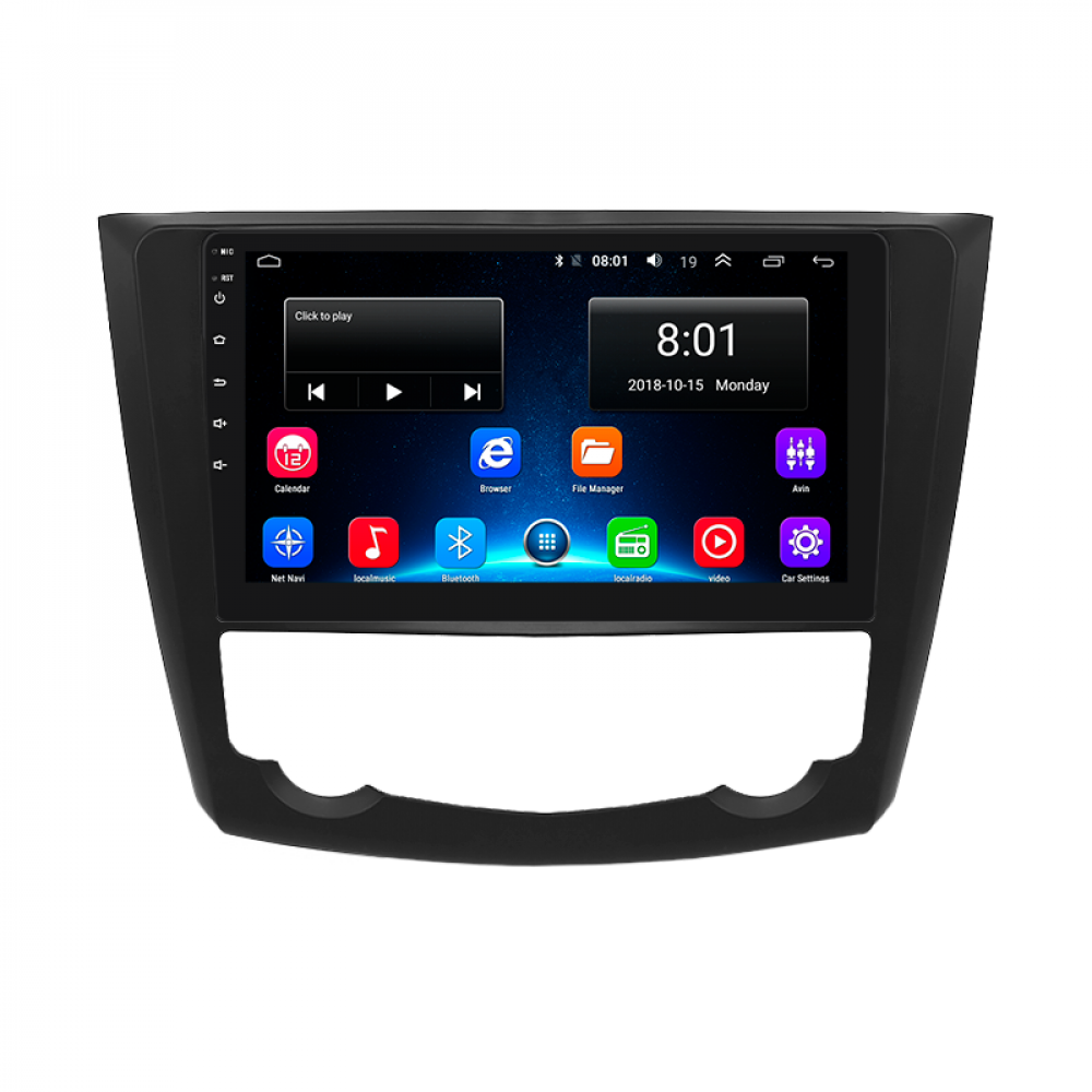 Штатная магнитола Lesko для Renault Kadjar I Рестайлинг 2018-н.в экран 9" 4/64Gb 4G Wi-Fi GPS Top