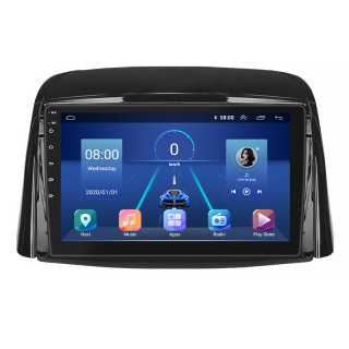 Штатная магнитола Lesko для Renault Koleos I 2008-2011 экран 9" 4/64Gb 4G Wi-Fi GPS Top