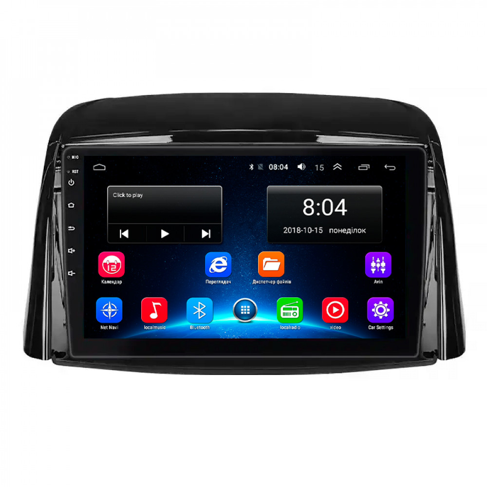 Штатная магнитола Lesko для Renault Koleos I Рестайлинг 2011-2013 экран 9" 2/32Gb Wi-Fi GPS Base