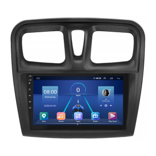 Штатная магнитола Lesko для Renault Logan II Рестайлинг ver 2 2018-н.в экран 9" 2/32Gb 4G Wi-Fi GPS Top