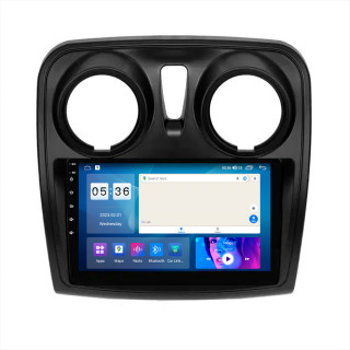 Штатная магнитола Lesko для Renault Sandero II ver 2 2013-2018 экран 9" 2/32Gb CarPlay 4G Wi-Fi GPS Prime