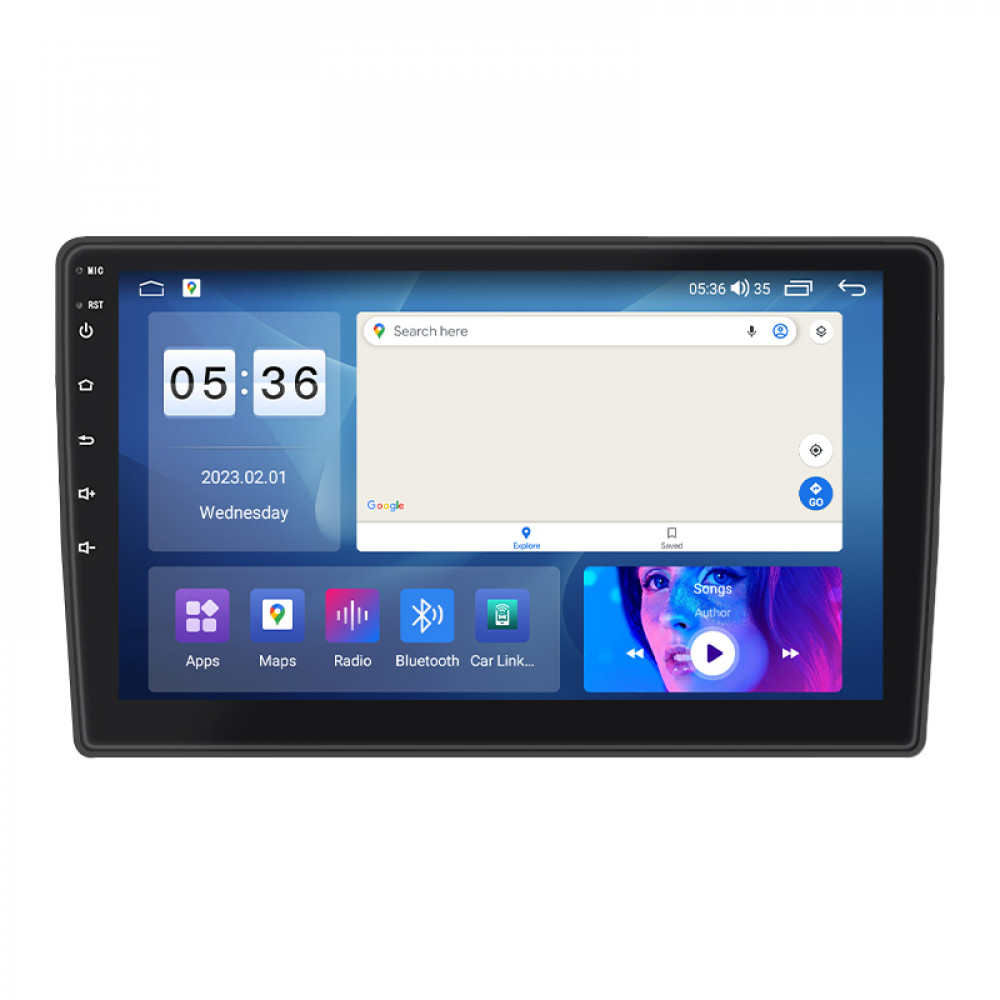 Штатная магнитола Lesko для Renault Symbol ll 2008-2012 экран 9" 4/64Gb CarPlay 4G Wi-Fi GPS Prime