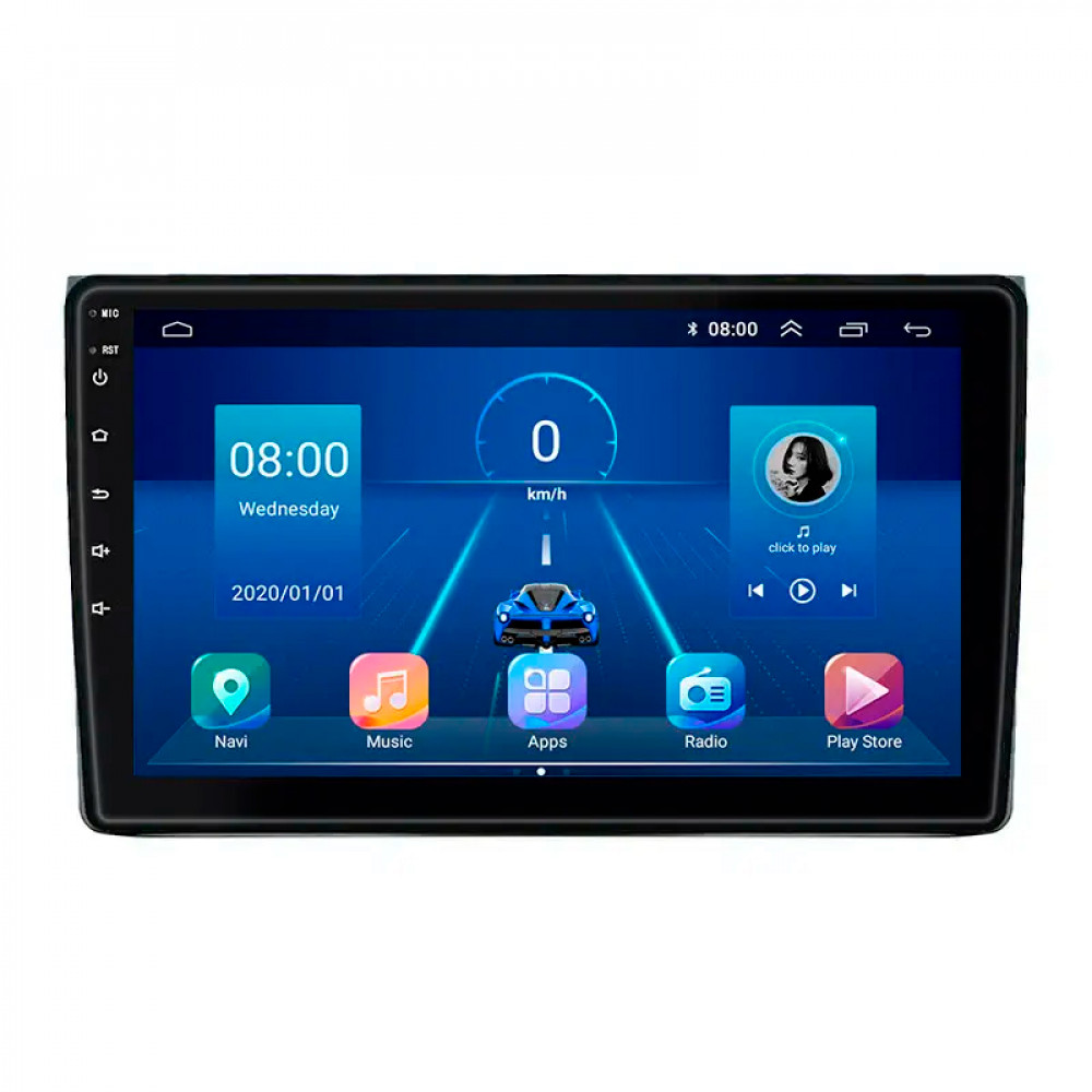 Штатная магнитола Lesko для SEAT Exeo  2008-2013 экран 9" 4/64Gb 4G Wi-Fi GPS Top