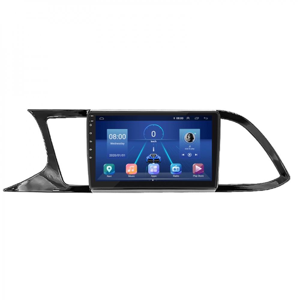 Штатная магнитола Lesko для SEAT Leon III 2012-2016 экран 9" 6/128Gb 4G Wi-Fi GPS Top