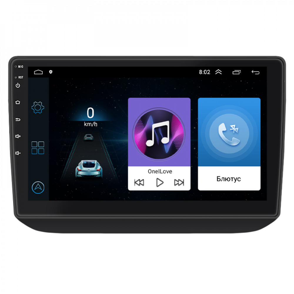 Штатная магнитола Lesko для Skoda Fabia II 2007-2010 экран 10" 1/16Gb Wi-Fi GPS Base