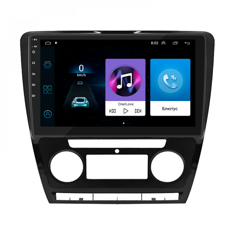 Штатная магнитола Lesko для Skoda Octavia II (A5) 2004-2009 экран 10" 1/16Gb Wi-Fi GPS Base