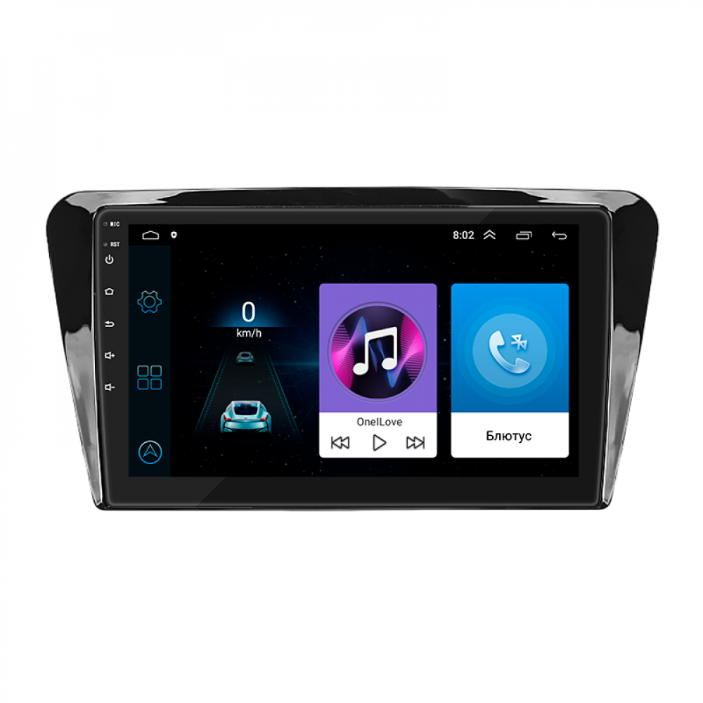Штатная магнитола Lesko для Skoda Octavia III (A7) Рестайлинг 2017-2020 экран 10" 1/16Gb Wi-Fi GPS Base