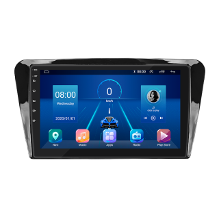 Штатная магнитола Lesko для Skoda Octavia III (A7) Рестайлинг 2017-2020 экран 10" 6/128Gb 4G Wi-Fi GPS Top