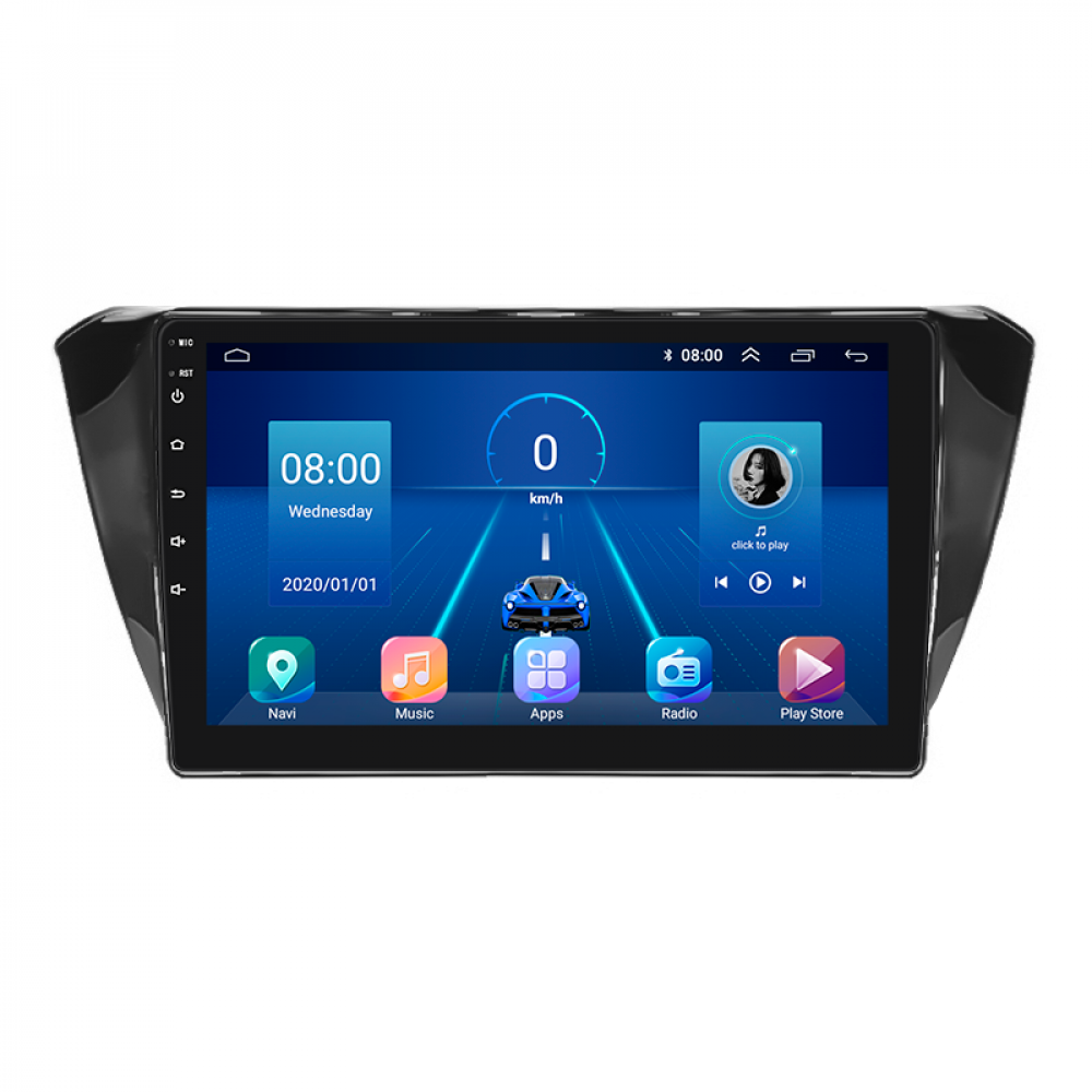 Штатная магнитола Lesko для Skoda Superb III 2015-2019 экран 10" 4/64Gb 4G Wi-Fi GPS Top