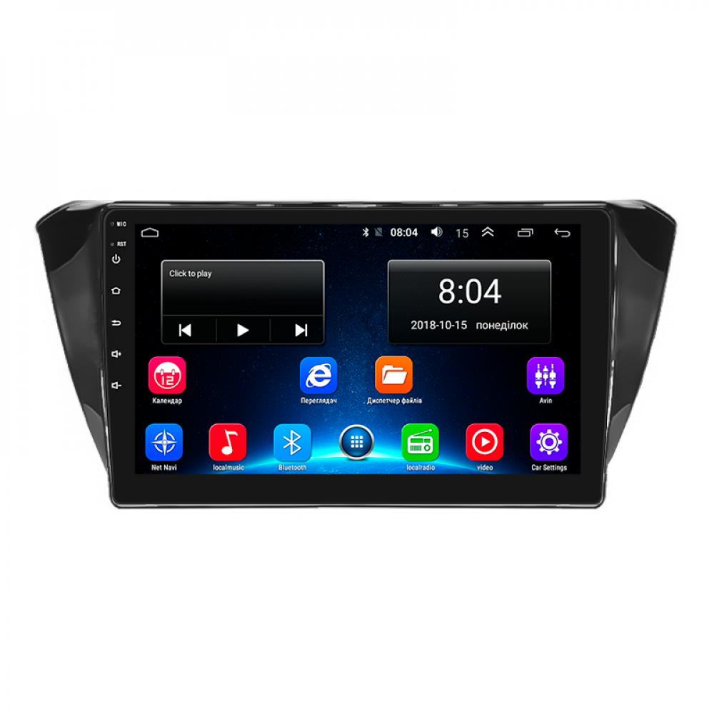 Штатная магнитола Lesko для Skoda Superb III Рестайлинг 2019-н.в. экран 10" 2/32Gb 4G Wi-Fi GPS Top