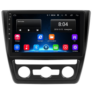 Штатная магнитола Lesko для Skoda Yeti I 2009-2014 экран 10" 2/32Gb Wi-Fi GPS Base