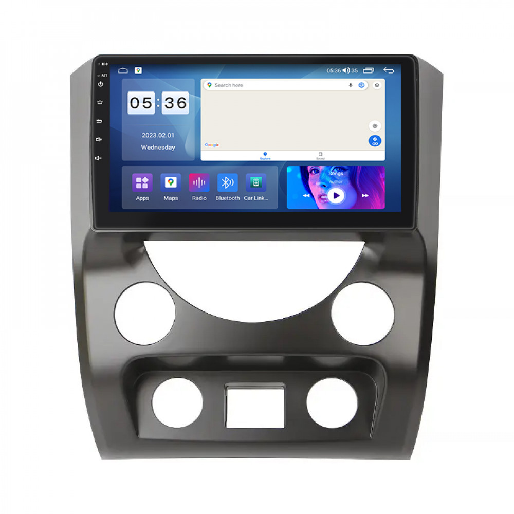 Штатная магнитола Lesko для SsangYong Rexton III 2012-2017 экран 9" 2/32Gb CarPlay 4G Wi-Fi GPS Prime