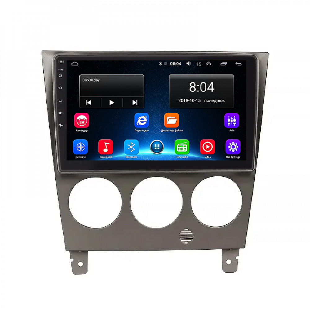 Штатная магнитола Lesko для Subaru Impreza II Рестайлинг 2 2005-2007 экран 9" 2/32Gb Wi-Fi GPS Base