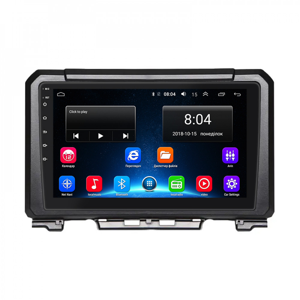 Штатная магнитола Lesko для Suzuki Jimny III Рестайлинг 1 2005-2012 экран 9" 2/32Gb Wi-Fi GPS Base